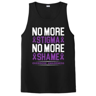 Overdose Awareness No More Stigma No More Shame Addiction PosiCharge Competitor Tank