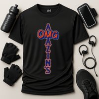 Omg AmazinS New York Baseball Cooling Performance Crew T-Shirt