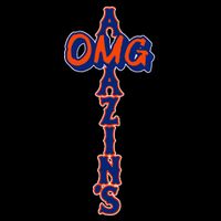 Omg AmazinS New York Baseball Cooling Performance Crew T-Shirt