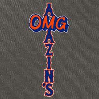 Omg AmazinS New York Baseball Cotton Canvas Backpack
