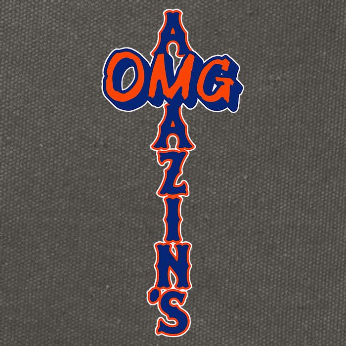 Omg AmazinS New York Baseball Cotton Canvas Backpack