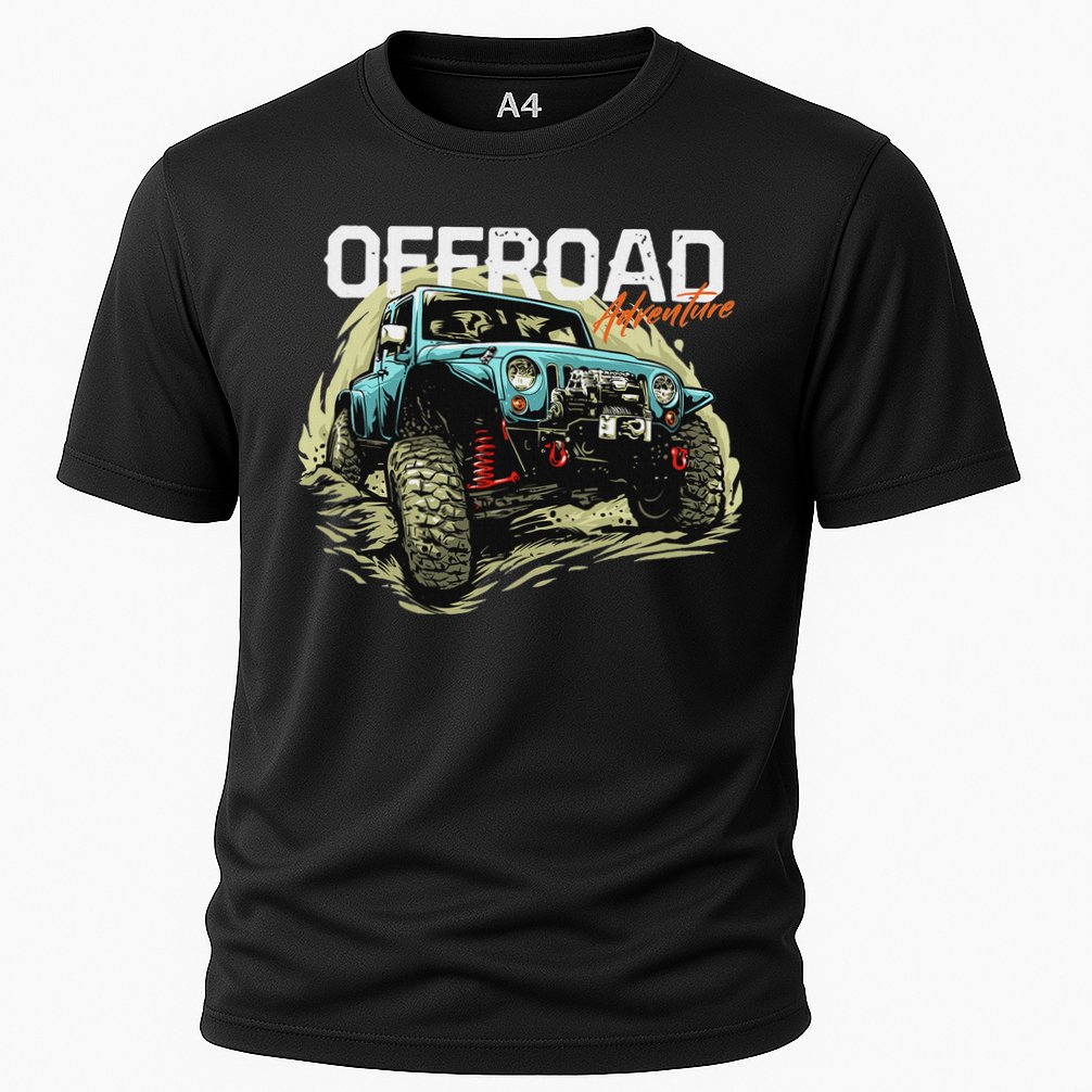 Offroad Adventure Off Roading Offroad 4x4 Suv Cooling Performance Crew T-Shirt