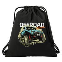 Offroad Adventure Off Roading Offroad 4x4 Suv Drawstring Bag