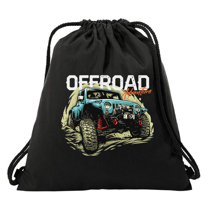 Offroad Adventure Off Roading Offroad 4x4 Suv Drawstring Bag