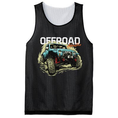 Offroad Adventure Off Roading Offroad 4x4 Suv Mesh Reversible Basketball Jersey Tank