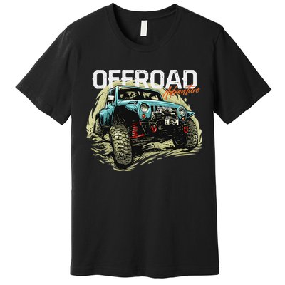Offroad Adventure Off Roading Offroad 4x4 Suv Premium T-Shirt