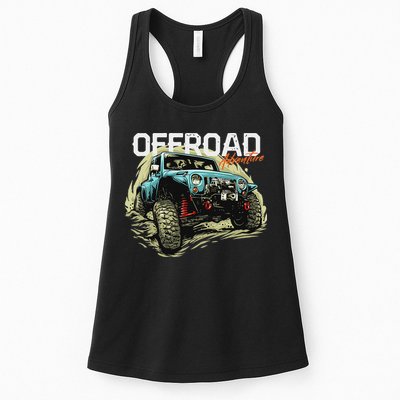 Offroad Adventure Off Roading Offroad 4x4 Suv Womens Tank Top