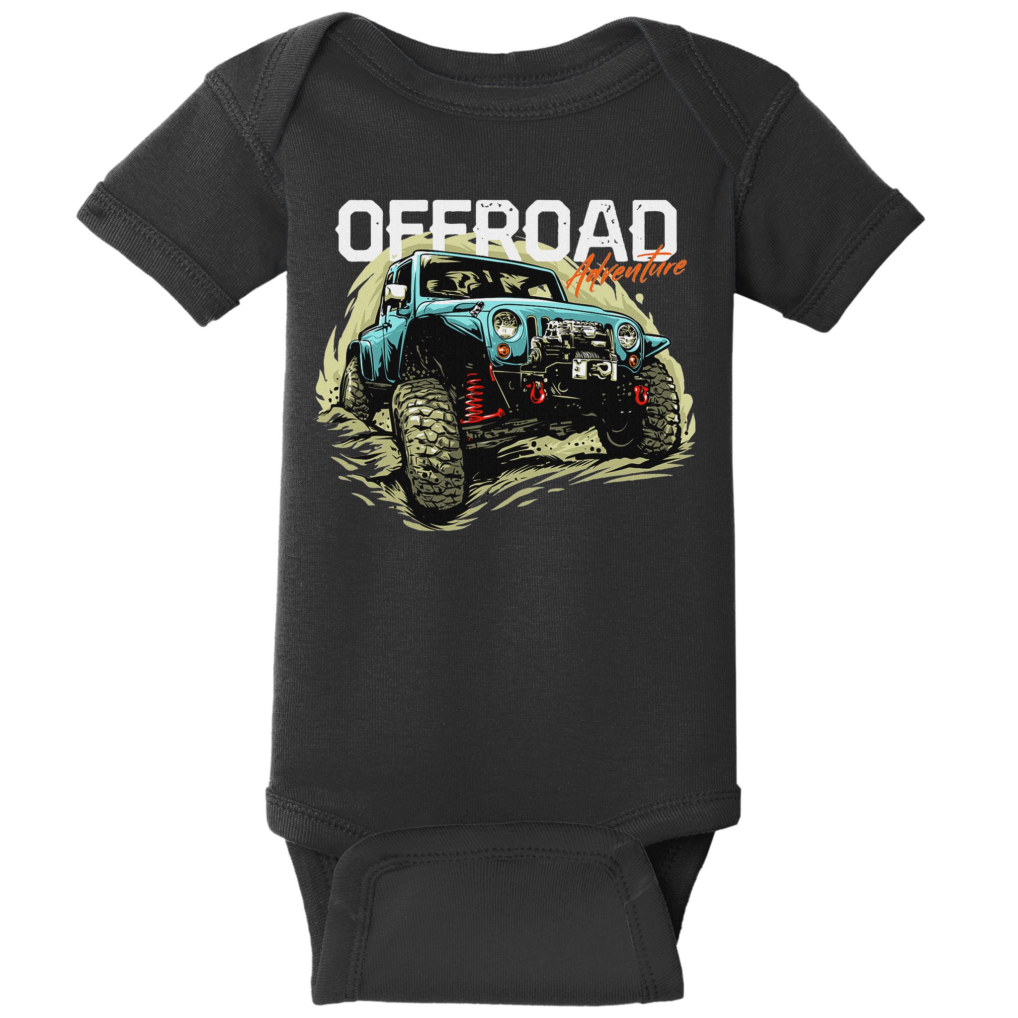 Offroad Adventure Off Roading Offroad 4x4 Suv Baby Bodysuit