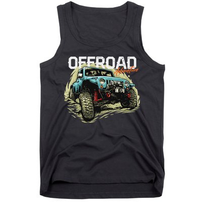 Offroad Adventure Off Roading Offroad 4x4 Suv Tank Top
