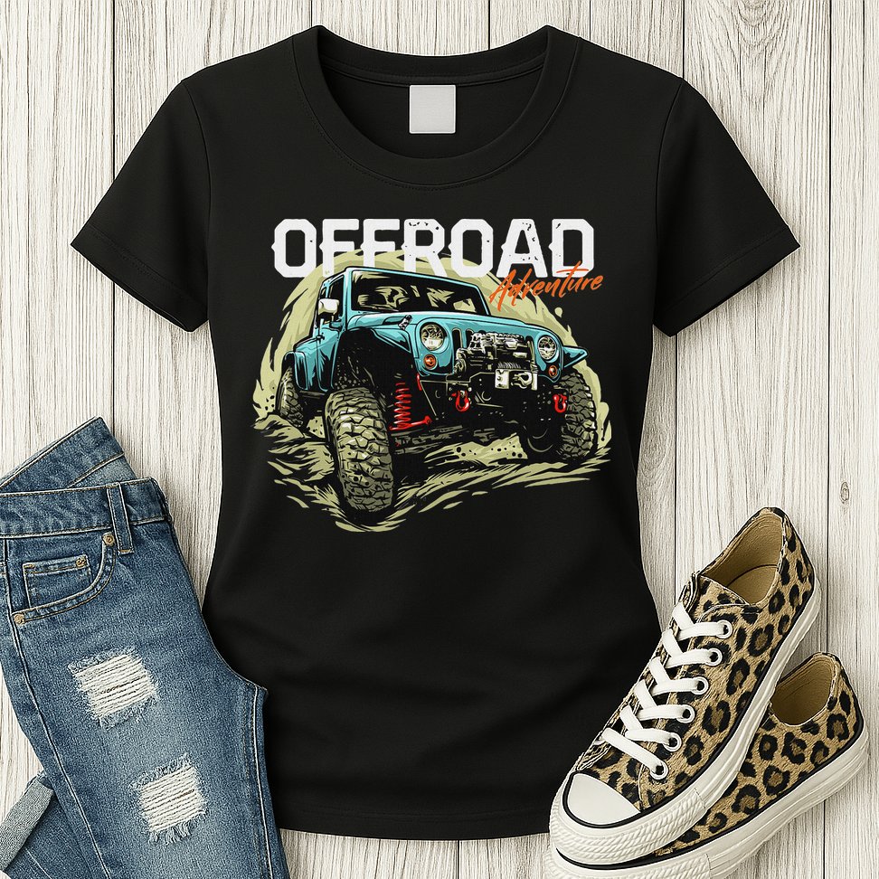 Offroad Adventure Off Roading Offroad 4x4 Suv Womens T-Shirt