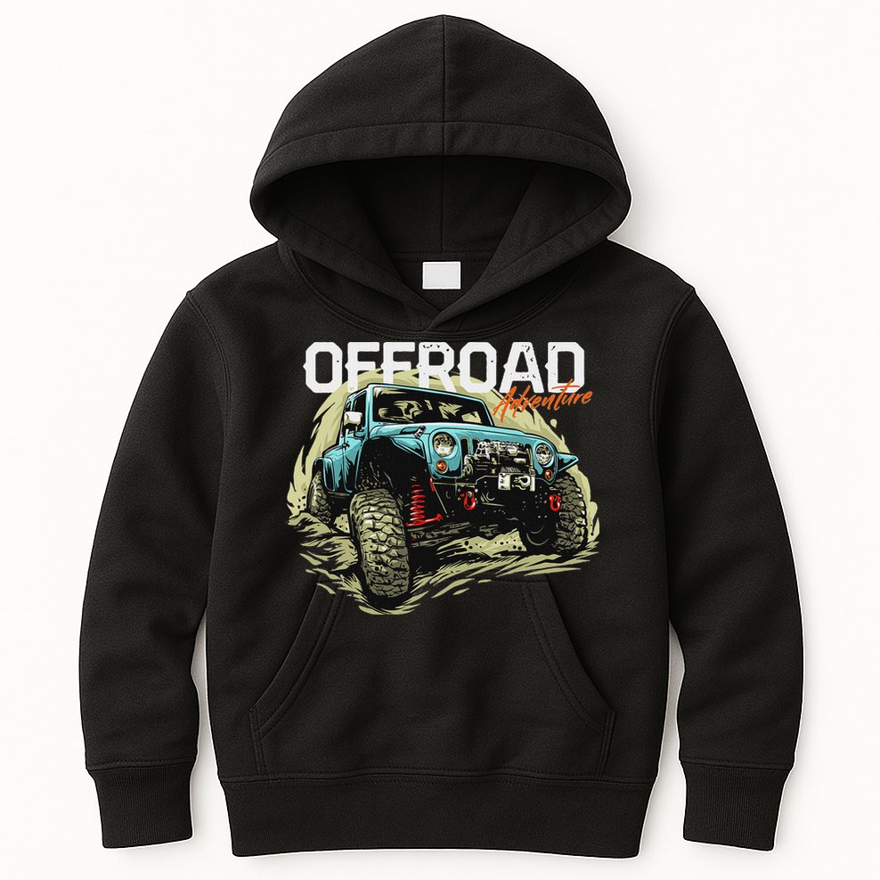 Offroad Adventure Off Roading Offroad 4x4 Suv Kids Hoodie