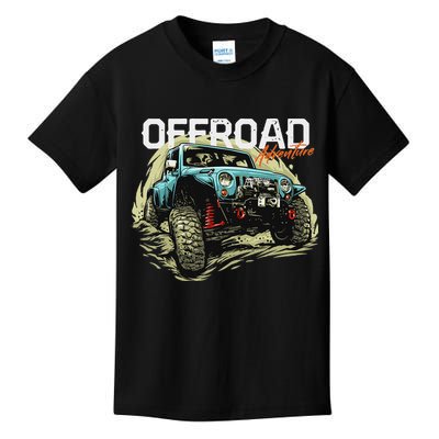 Offroad Adventure Off Roading Offroad 4x4 Suv Kids T-Shirt