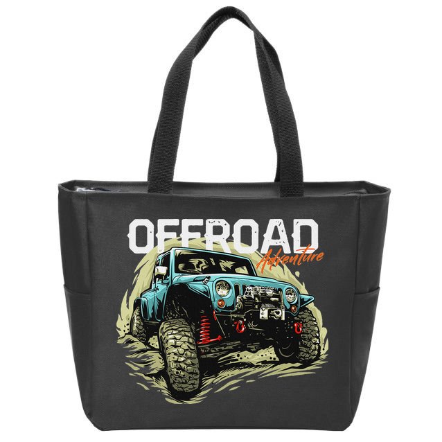Offroad Adventure Off Roading Offroad 4x4 Suv Zip Tote Bag
