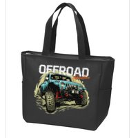 Offroad Adventure Off Roading Offroad 4x4 Suv Zip Tote Bag