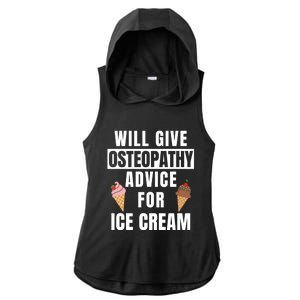 Osteopathy Advice Osteopathic Medicine Osteopath Gift Ladies PosiCharge Tri-Blend Wicking Draft Hoodie Tank