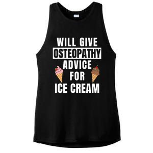 Osteopathy Advice Osteopathic Medicine Osteopath Gift Ladies PosiCharge Tri-Blend Wicking Tank