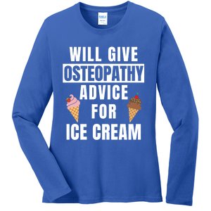 Osteopathy Advice Osteopathic Medicine Osteopath Gift Ladies Long Sleeve Shirt