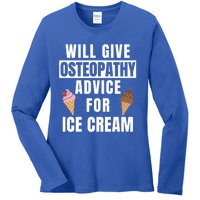 Osteopathy Advice Osteopathic Medicine Osteopath Gift Ladies Long Sleeve Shirt