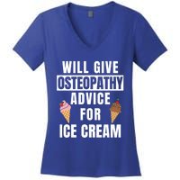 Osteopathy Advice Osteopathic Medicine Osteopath Gift Women's V-Neck T-Shirt