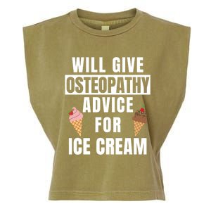 Osteopathy Advice Osteopathic Medicine Osteopath Gift Garment-Dyed Women's Muscle Tee