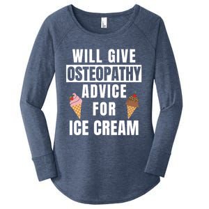 Osteopathy Advice Osteopathic Medicine Osteopath Gift Women's Perfect Tri Tunic Long Sleeve Shirt