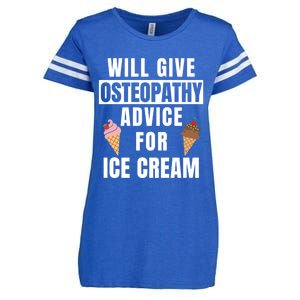 Osteopathy Advice Osteopathic Medicine Osteopath Gift Enza Ladies Jersey Football T-Shirt