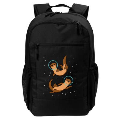 Otter Astronaut Otter Gift Women Space Sea Otter Backpack
