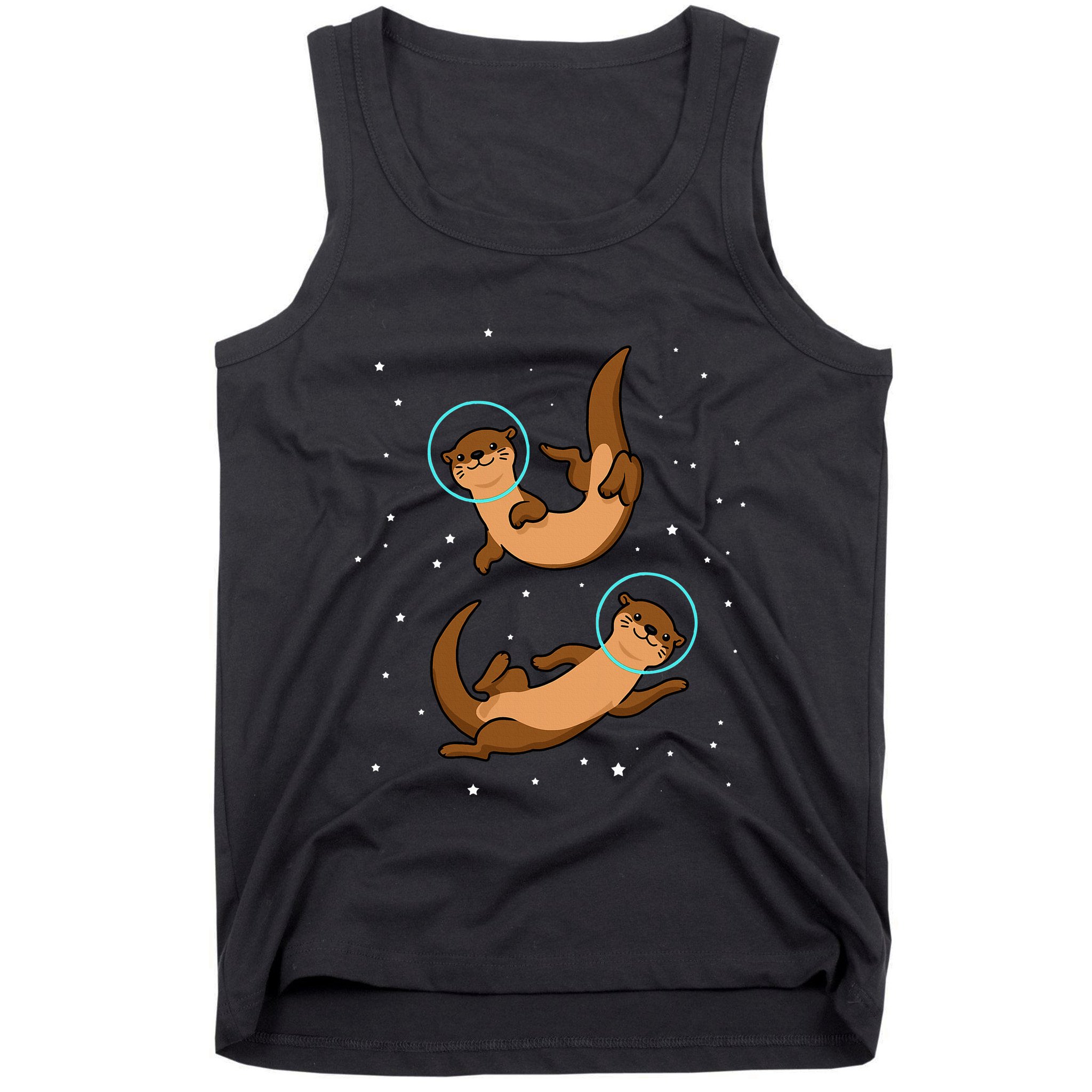 Otter Astronaut Otter Gift Women Space Sea Otter Tank Top