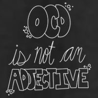 Ocd Awareness Ocd Is Not An Adjective Tal Health Meaningful Gift Adult Drive Performance Visor