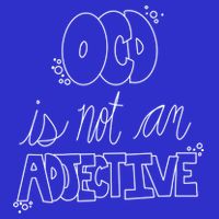 Ocd Awareness Ocd Is Not An Adjective Tal Health Meaningful Gift Magnet
