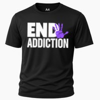 Overdose Awareness Overdose Awareness End Addiction Cooling Performance Crew T-Shirt