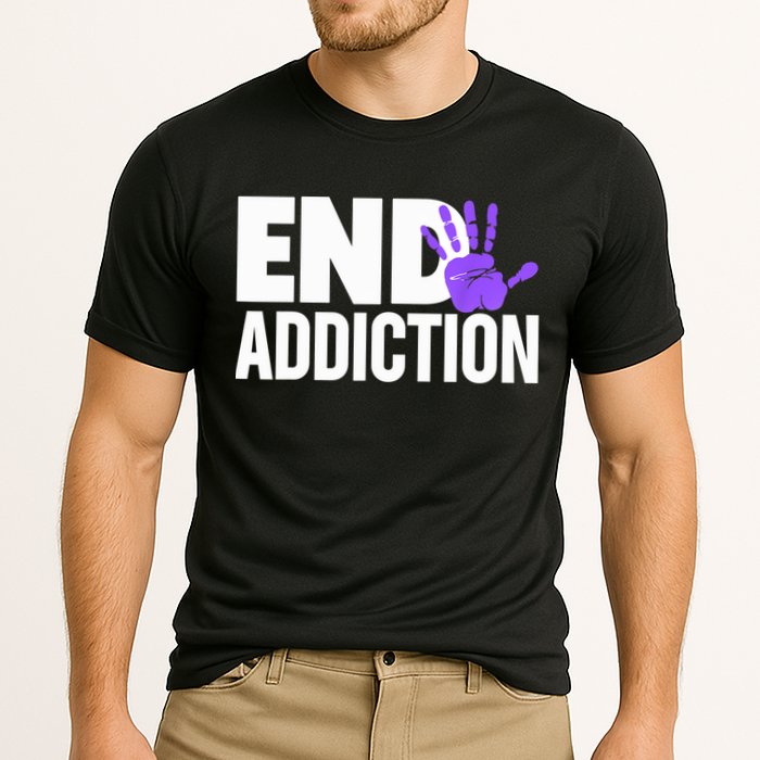 Overdose Awareness Overdose Awareness End Addiction Cooling Performance Crew T-Shirt