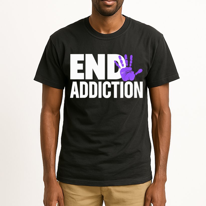 Overdose Awareness Overdose Awareness End Addiction Tall T-Shirt