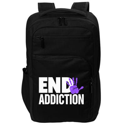 Overdose Awareness Overdose Awareness End Addiction Impact Tech Backpack