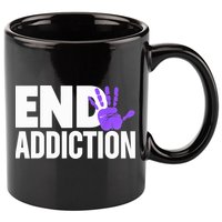Overdose Awareness Overdose Awareness End Addiction 11oz C Handle Ceramic Mug