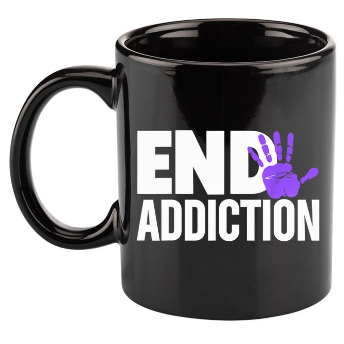 Overdose Awareness Overdose Awareness End Addiction 11oz C Handle Ceramic Mug