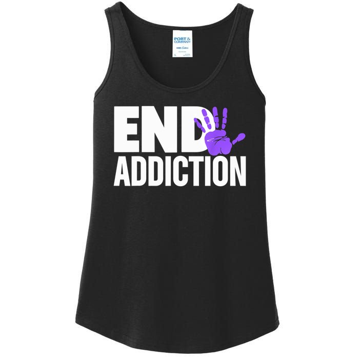 Overdose Awareness Overdose Awareness End Addiction Ladies Essential Tank