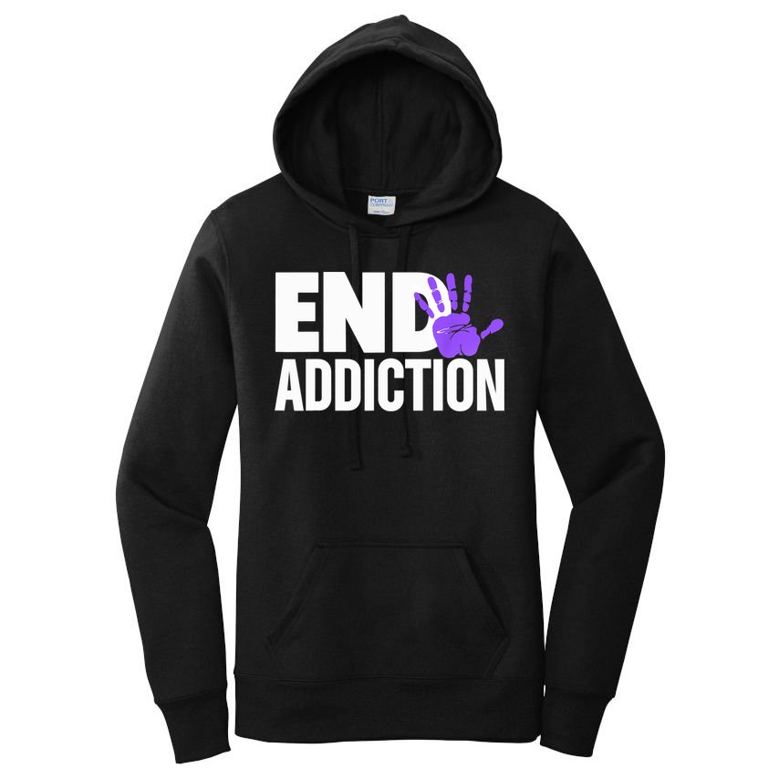 Overdose Awareness Overdose Awareness End Addiction Women's Pullover Hoodie