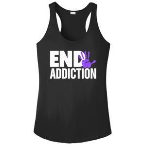 Overdose Awareness Overdose Awareness End Addiction Ladies PosiCharge Competitor Racerback Tank