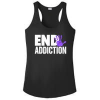 Overdose Awareness Overdose Awareness End Addiction Ladies PosiCharge Competitor Racerback Tank