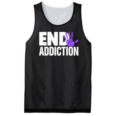 Overdose Awareness Overdose Awareness End Addiction Mesh Reversible Basketball Jersey Tank