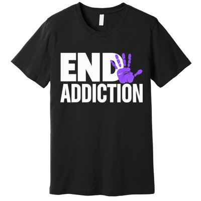 Overdose Awareness Overdose Awareness End Addiction Premium T-Shirt