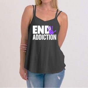 Overdose Awareness Overdose Awareness End Addiction Women's Strappy Tank