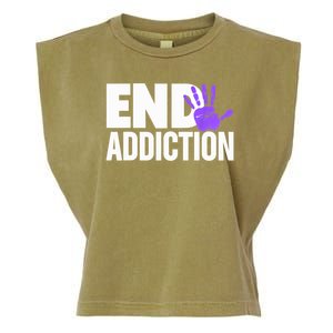 Overdose Awareness Overdose Awareness End Addiction Garment-Dyed Women's Muscle Tee