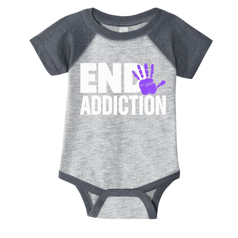 Overdose Awareness Overdose Awareness End Addiction Infant Baby Jersey Bodysuit