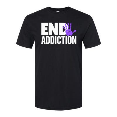 Overdose Awareness Overdose Awareness End Addiction Softstyle CVC T-Shirt