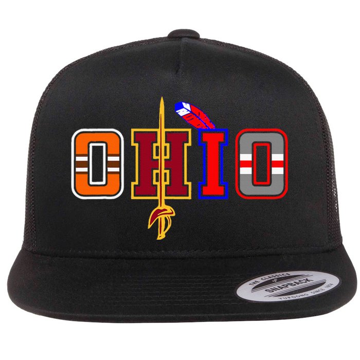 Ohio Apparel Flat Bill Trucker Hat