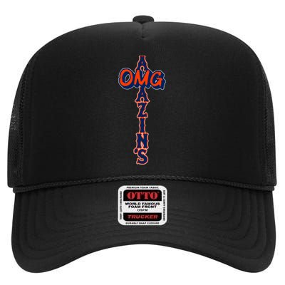 Omg Amazin’S High Crown Mesh Back Trucker Hat