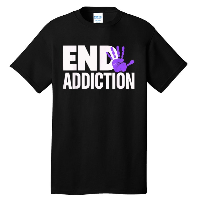 Overdose Awareness Overdose Awareness End Addiction Tall T-Shirt