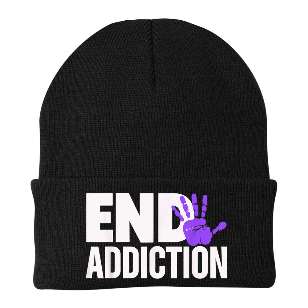 Overdose Awareness Overdose Awareness End Addiction Beanie
